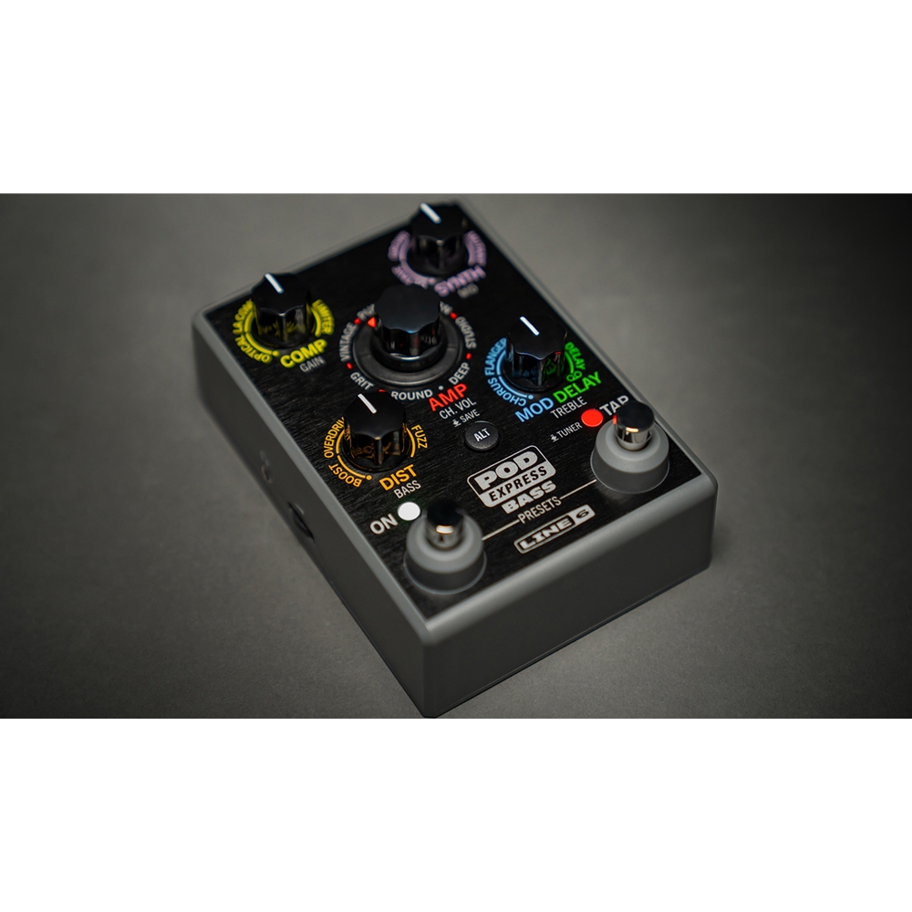 Line 6 POD-EB Pod Express Bass Guitar Amp and Effects Processor Pedal
