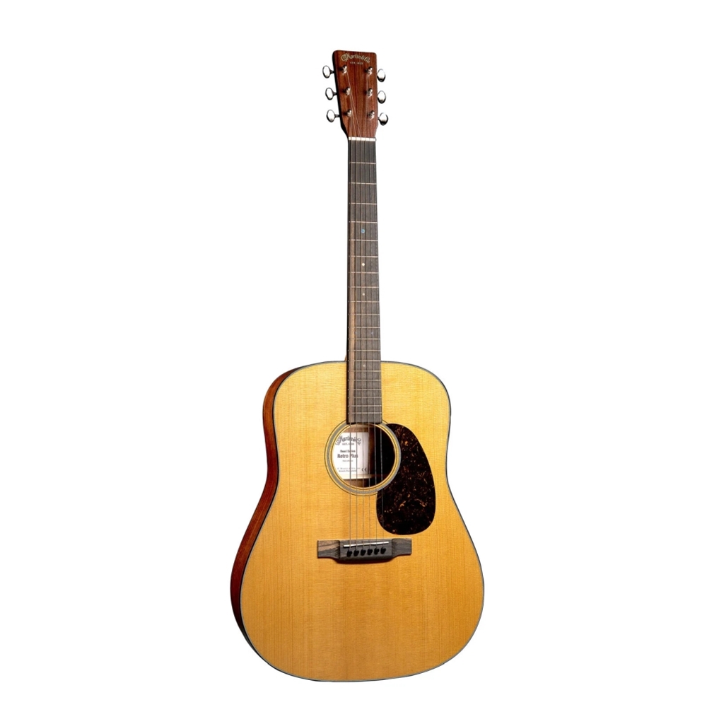 Martin DE RETRO PLUS Road Series DE Retro Plus Mahogany Dreadnought Acoustic Electric Guitar - Spruce/Mahogany w/Gig Bag