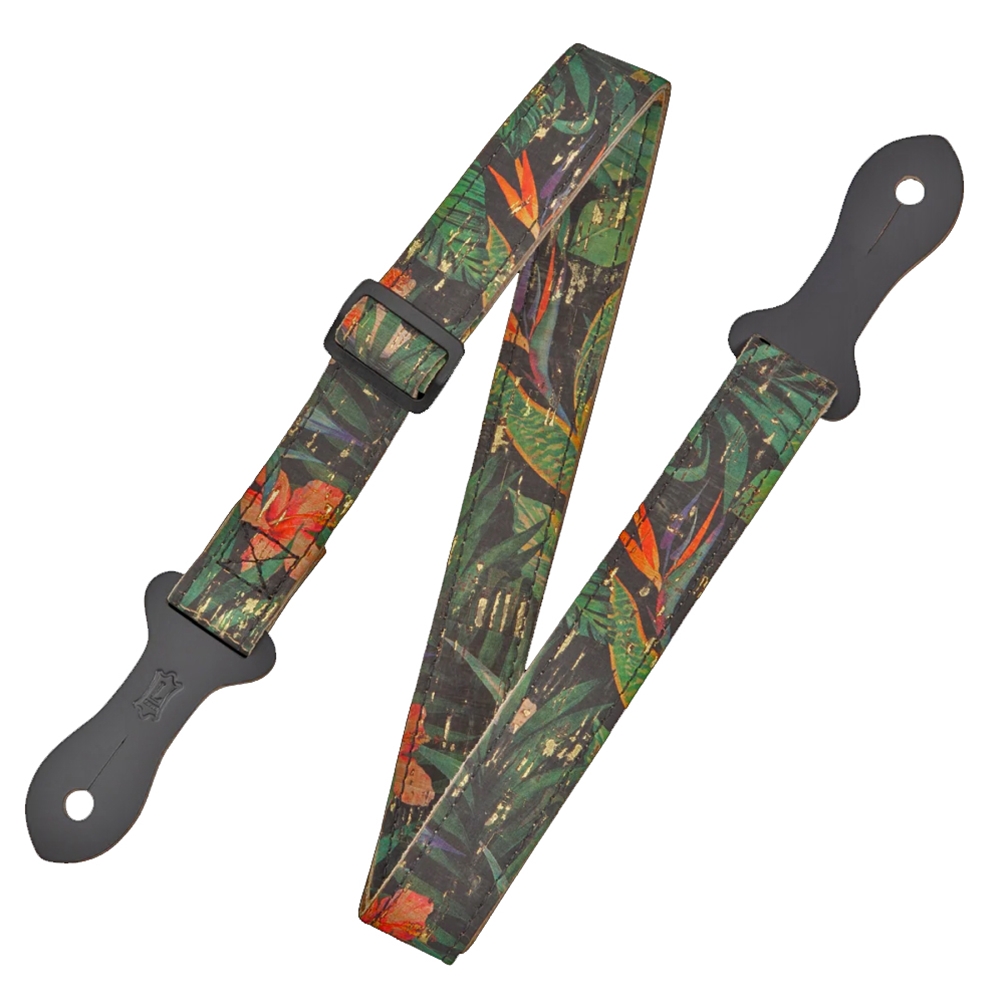 Levy's Leathers MX23ALL-005 Multi Color Stripes Cork Ukulele Strap