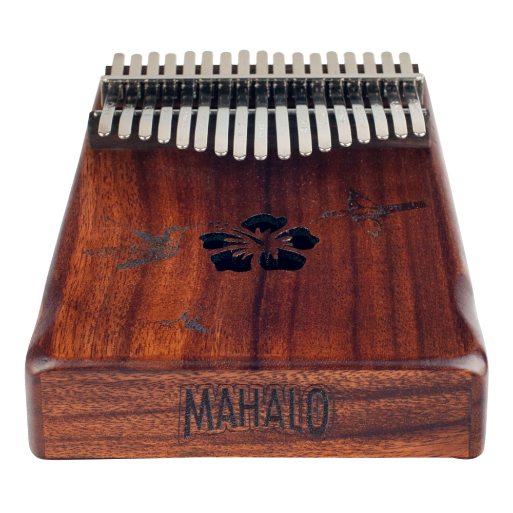 Mahalo MKA17HB-U Trembesi Wood Kalimba, Hibiscus