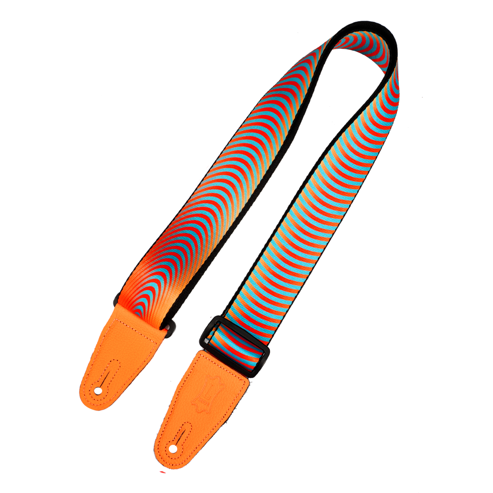 Levy's Leathers MP2OI-003 Optical Illusion Guitar Strap. Sonic Boom