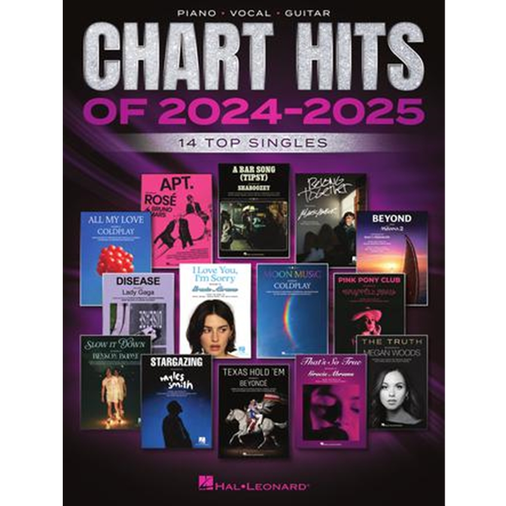 Chart Hits of 2024-2025 Piano/Vocal/Guitar