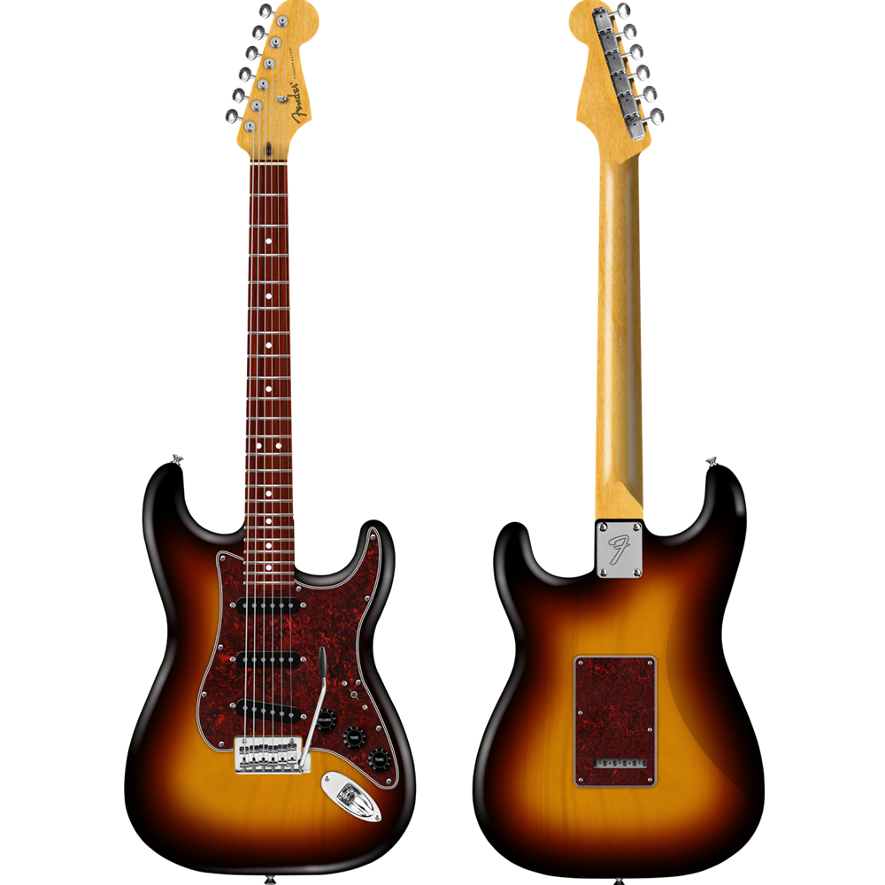 Fender 0142510500 FSR Player II Stratocaster®, Rosewood Fingerboard, 3-Color Sunburst