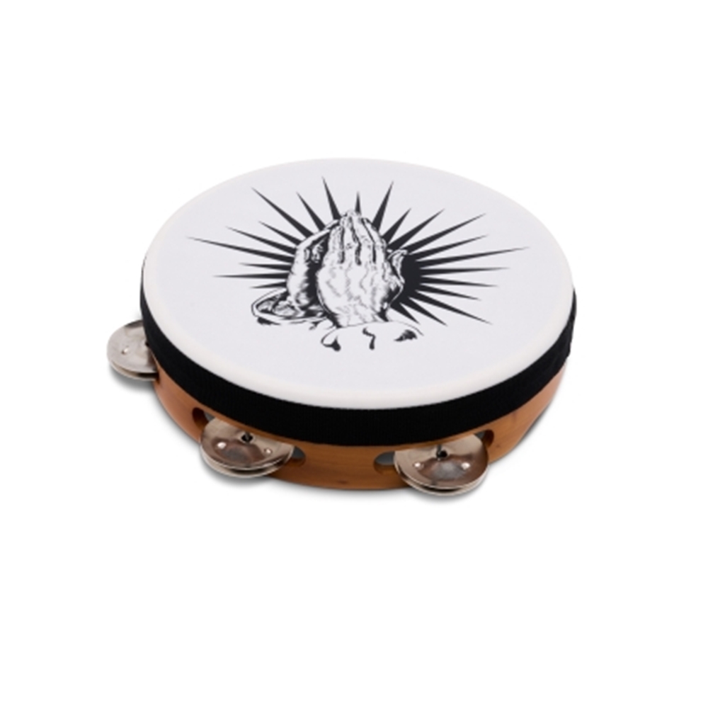 LP LP3168PH-NAT Praying Hands Tambourine Natural, 8“