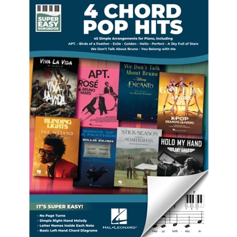 4 Chord Pop Hits - Super Easy Songbook