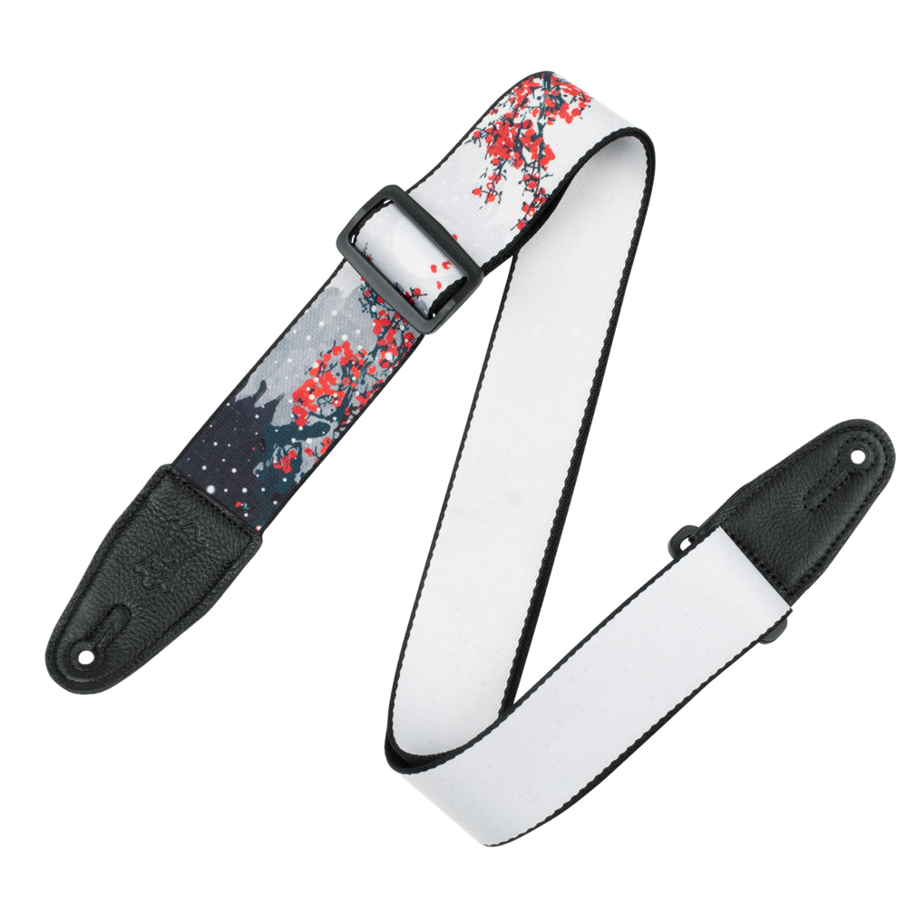 Levy's Leathers MPD2-116 Nature Series Cherry Blossoms Guitar / Bass Strap
