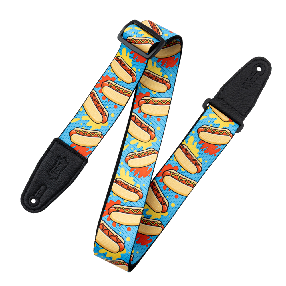 Levy's Leathers MP2TG-002 Tasty Grooves Hot Dog Guitar / Bass Strap