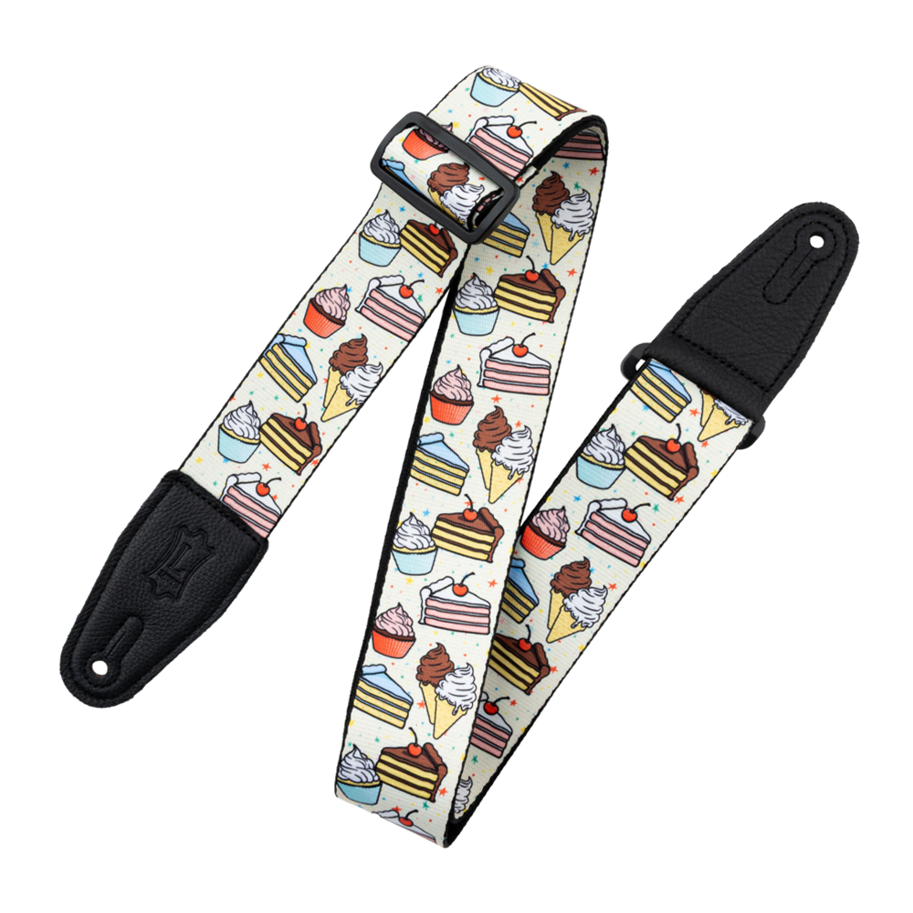 Levy's Leathers MP2TG-004 Tasty Grooves Dessert Cake Guitar / Bass Strap