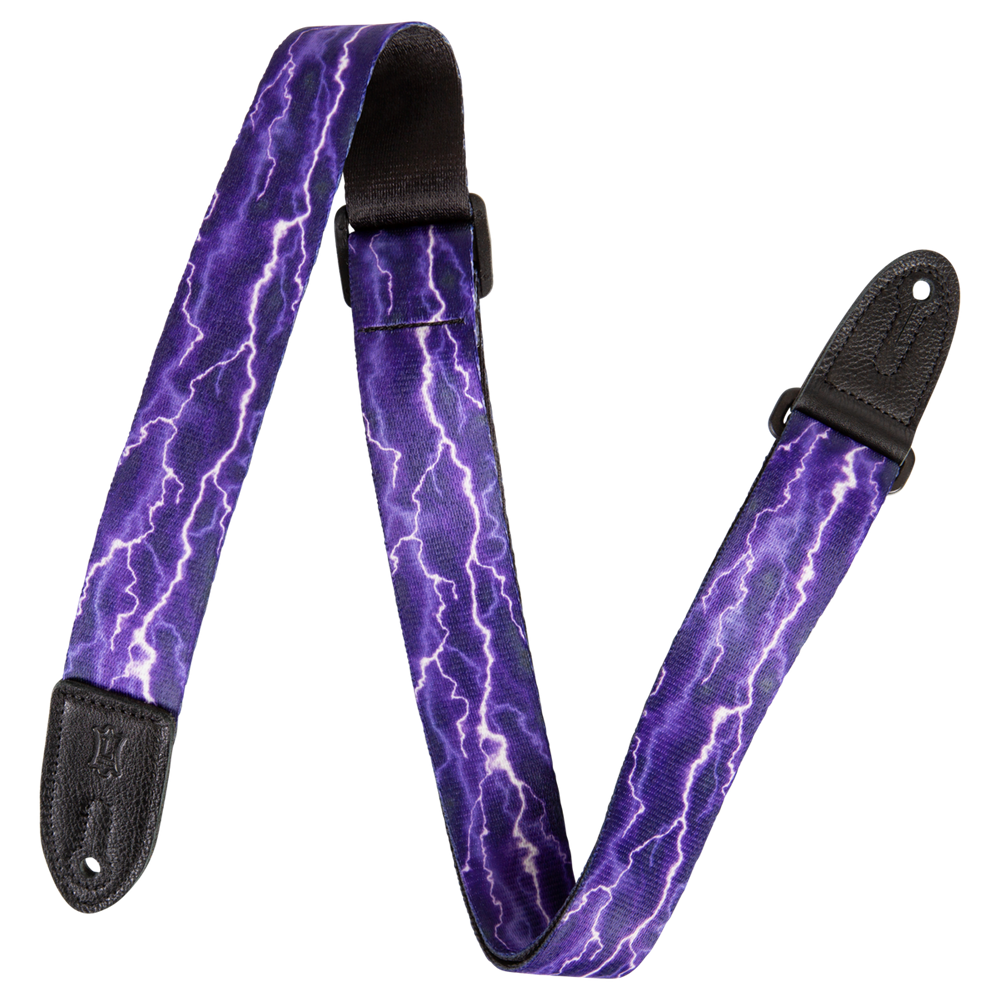 Levy's Leathers MPJR-004 Lightning Bolt Junior Size Guitar / Mandolin / Ukulele Strap