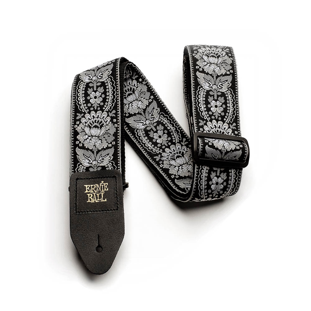 Ernie Ball P04150 Silver Orleans Jacquard Guitar Strap