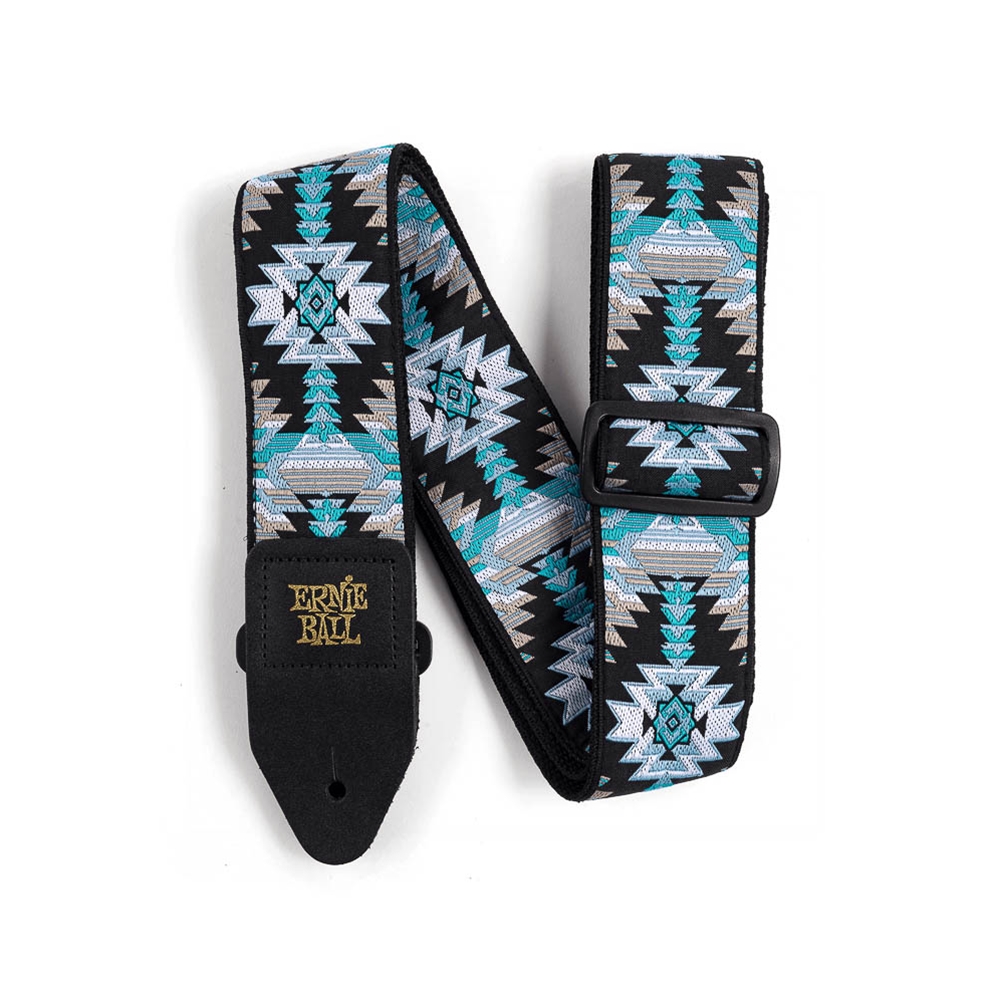 Ernie Ball P04609 Albuquerque Blue Jacquard Guitar Strap