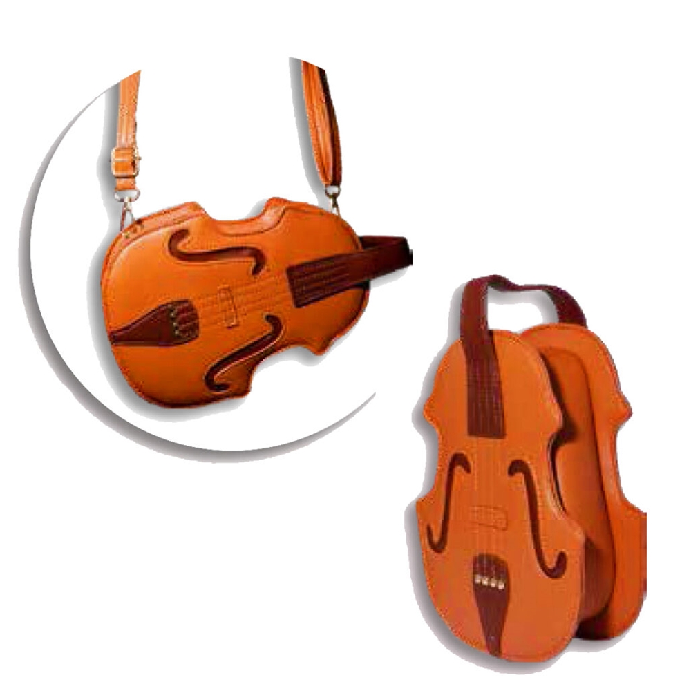 AM Gifts  MUBA25 Violin Shape Crossbody Bag