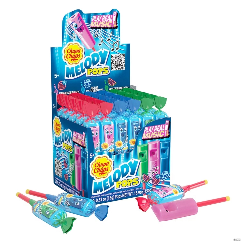 NW Music 14699117 Chupa Chups® Melody Pops Musical Candy Slide Whistle (Single)