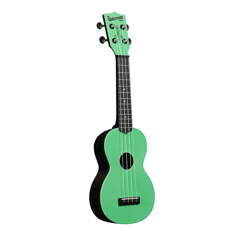 Kala KA-SWB-GN Sea Foam Green Soprano Waterman Ukulele w/ Tote Bag