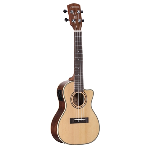 Alvarez AU70WCCE Artist Acoustic Electric Concert Ukulele, Natural