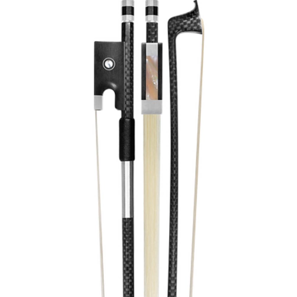 Maple Leaf BVNCFBM4/4 4/4 Violin Bow, Braided Carbon Fiber Composite