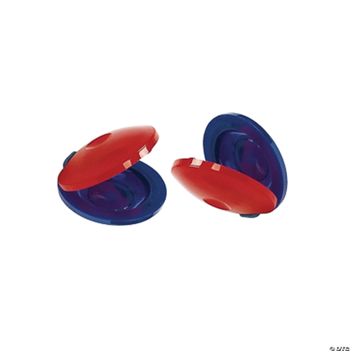 Music Treasures 471145 Red/ Blue Castanet