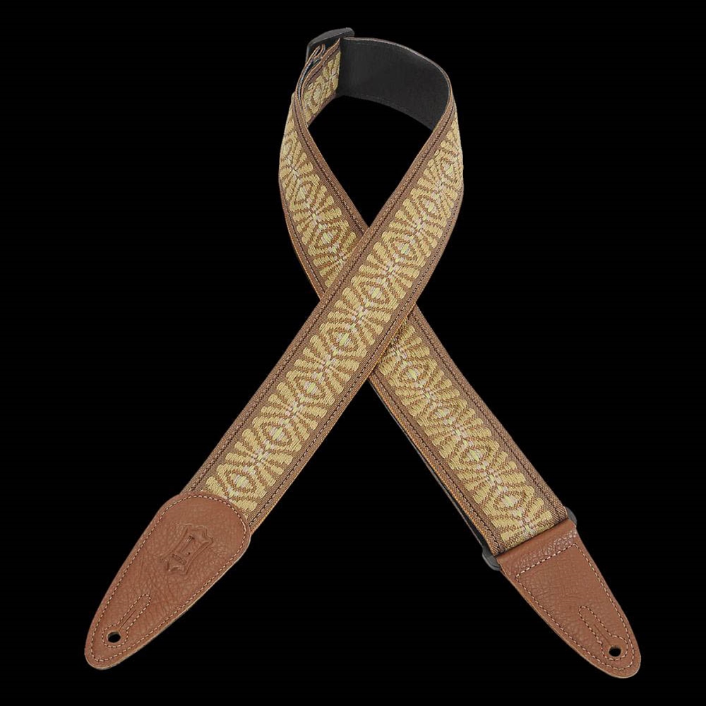 Levy's Leathers MGHJ2-005 2" Boho Jacquard Series Strap w/Leather ends