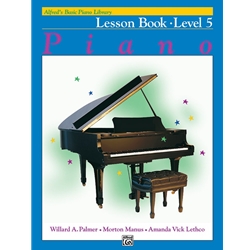 Alfred's Basic Piano Library Lesson Book Level 5 Book