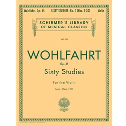 Wohlfahrt Violin - 60 Studies, Op. 45 - Book 1
