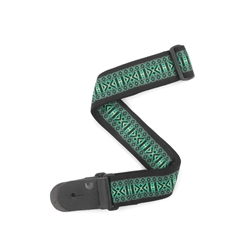 D'Addario T20W1422 2" Guitar Strap, Monterey 3 - Green,