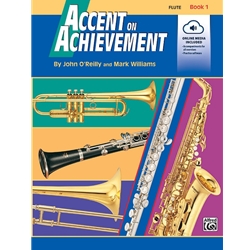 Accent on Achievement, Book 1 [Flute] Book & Online Audio/Software
