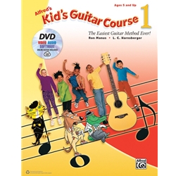 Alfred's Kid's Guitar Course 1 [Guitar] Book, DVD & Online Video/Audio/Software