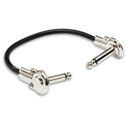 Hosa  IRG-100.5 Guitar Patch Cable, Low-profile Right-angle to Same, 6 in