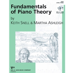Kjos Piano Library Fundamentals of Piano Theory 3 Snell Ashl