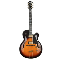 Ibanez AF200BS Prestige Hollow Body Guitar w/Case, Brown Sunburst - SAVE $400!