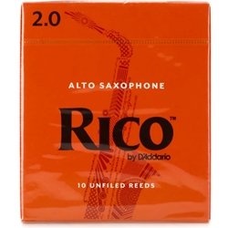 Rico RJA1020 Reed,  10/Bx Alto Sax 2