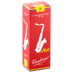 Vandoren SR272R Java Red Tenor Saxophone Reed 2 (Box/5)