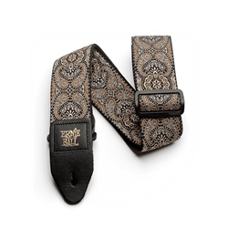 Ernie Ball P04163 Gold And Black Paisley Jacquard Guitar Strap