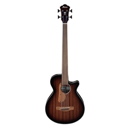 Ibanez AEGB24EMHS 4-String Acoustic - Electric Bass Guitar - Mahogany Sunburst High Gloss