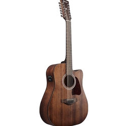 Ibanez AW5412CEOPN Artwood AW 12-String Acoustic Guitar, Open Pore Natural