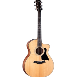 Taylor  114CE Acoustic-Electric Guitar, Sitka Spruce/Walnut, w/ Gig Bag - $100 PRICE DROP!