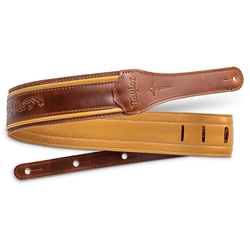 Taylor  4118-25 Nouveau Strap,Med Brown Leather,2.5" Brn,Butterscotch,Distress Brn