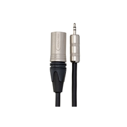 Hosa Technology MMX-101.5 Camcorder Microphone Cable,  3.5 mm TRS to Neutrik XLR3M, 1.5 ft