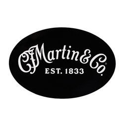 Martin 18N0352 Sticker, Black w/White Logo
