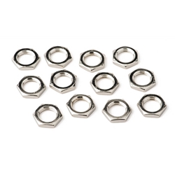Fender 0053479049 Amplifier Jack Nut - Hex 7/16 - 20 X 1/8 - Nickel