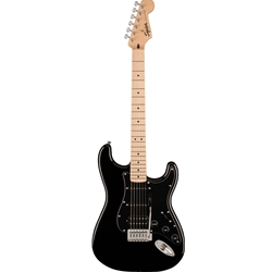0373203506 Squier Sonic Stratocaster Electric Guitar HSS, Black