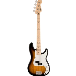 0373902503 Squier Sonic Precision Electric Bass Guitar, 2-Color Sunburst