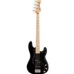 Squier 0378553506 Affinity Series Precision Electric Bass Guitar PJ, Black