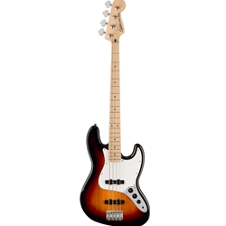 Squier 0378602500 Affinity Series Jazz Electric Bass Guitar, 3-Color Sunburst
