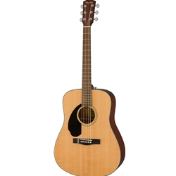 Fender 0970115021 CD-60S Left Hand Dreadnought Acoustic Guitar, Natural