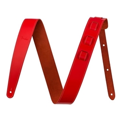 Fender 0990642109 2" Essentials Leather Guitar Strap - Red