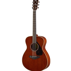 Yamaha FS850 All Mahogany Small Body Acoustic Guitar, Natural
