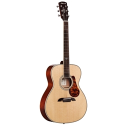 Alvarez MF60OM Masterworks Herringbone Orchestra All Solid Acoustic Guitar w/FlexiCase, Natural - SAVE $100!