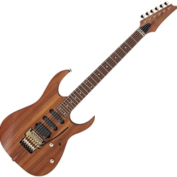 Ibanez RG6PKAGNTF RG Premium Electric Guitar w/Case, Natural Flat - SAVE $300!
