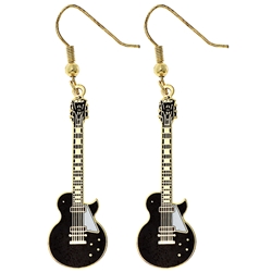 AM Gifts  E1 L.P. Custom Guitar Earrings